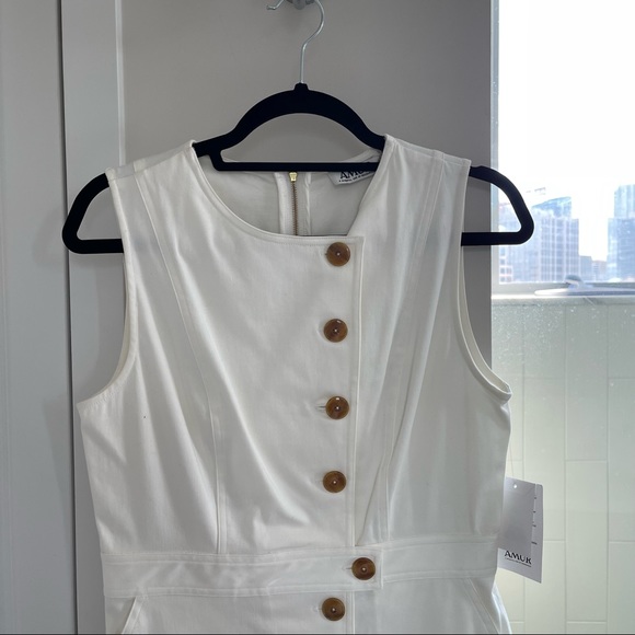 NWT ⭐️ AMUR White dress - Picture 15 of 16
